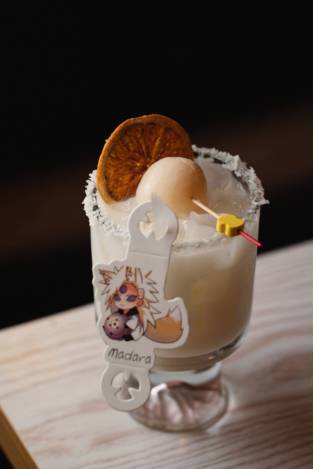 Madara anime cocktail at Naruto SXM